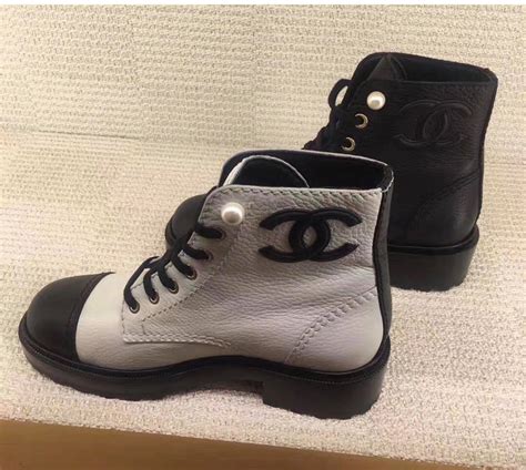 chanel boots canada|Chanel leather boot with heel.